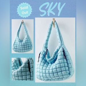 FP Movement x Free People Quilted Carryall in Sky